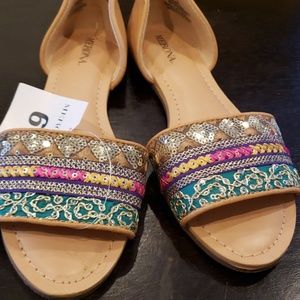 Merona embellished sandals